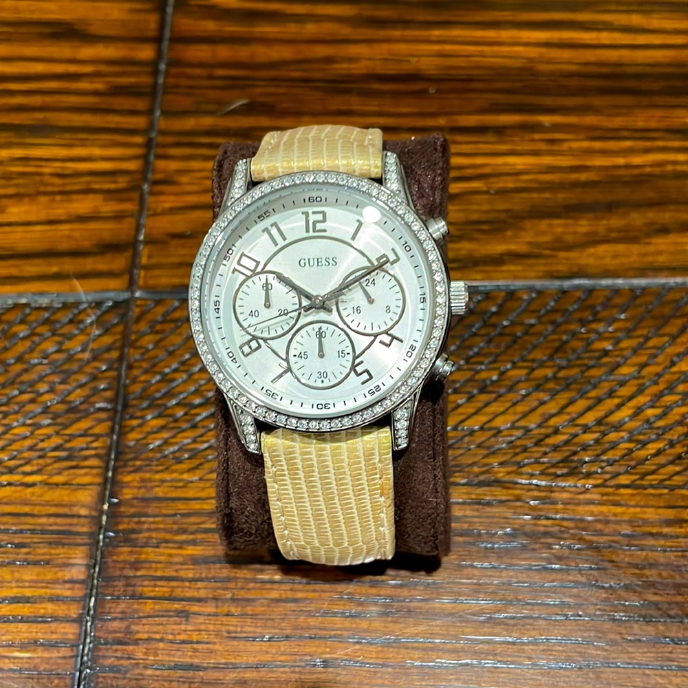 GUESS rhinestone watch